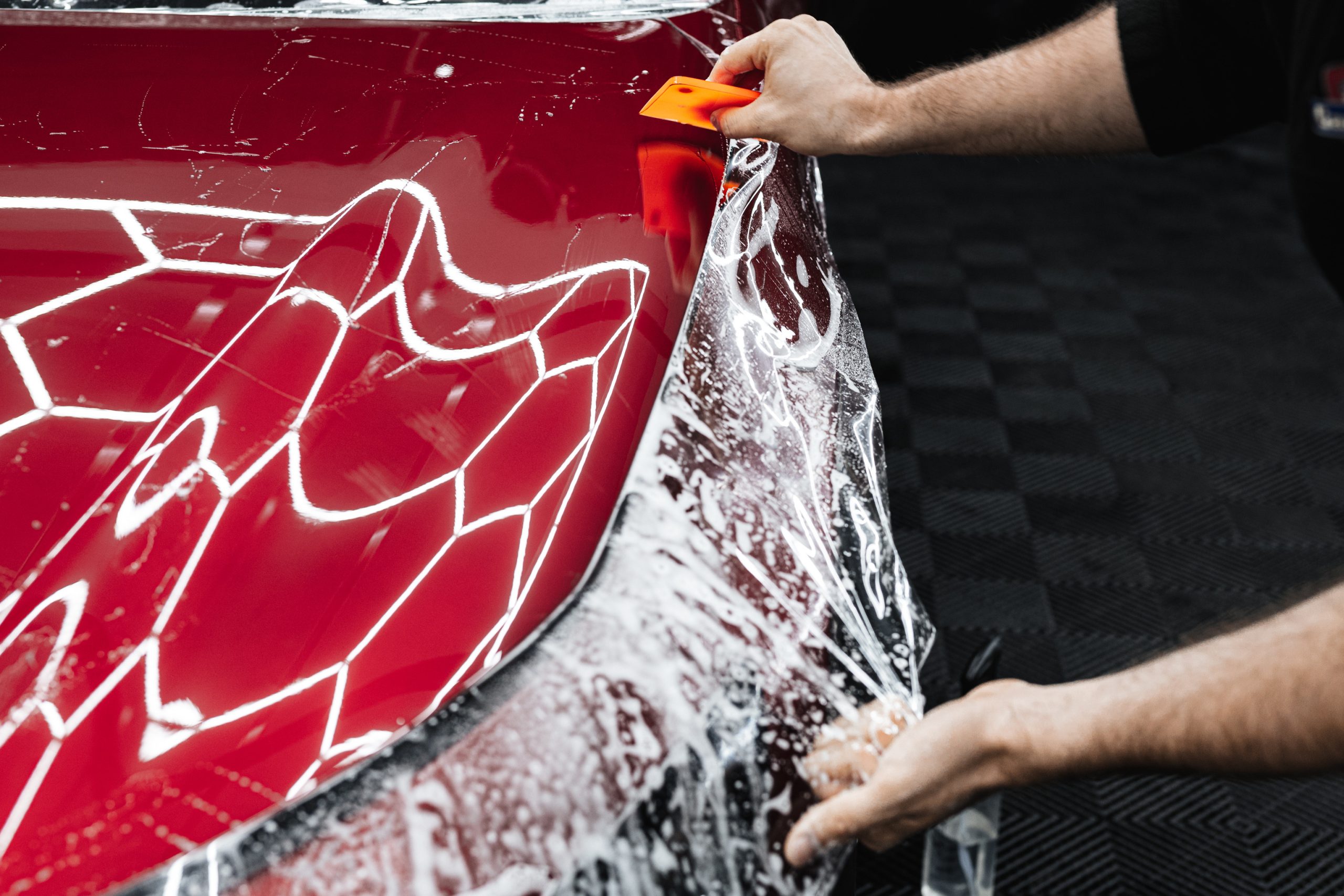 Zabezpieczenie folią ochronną