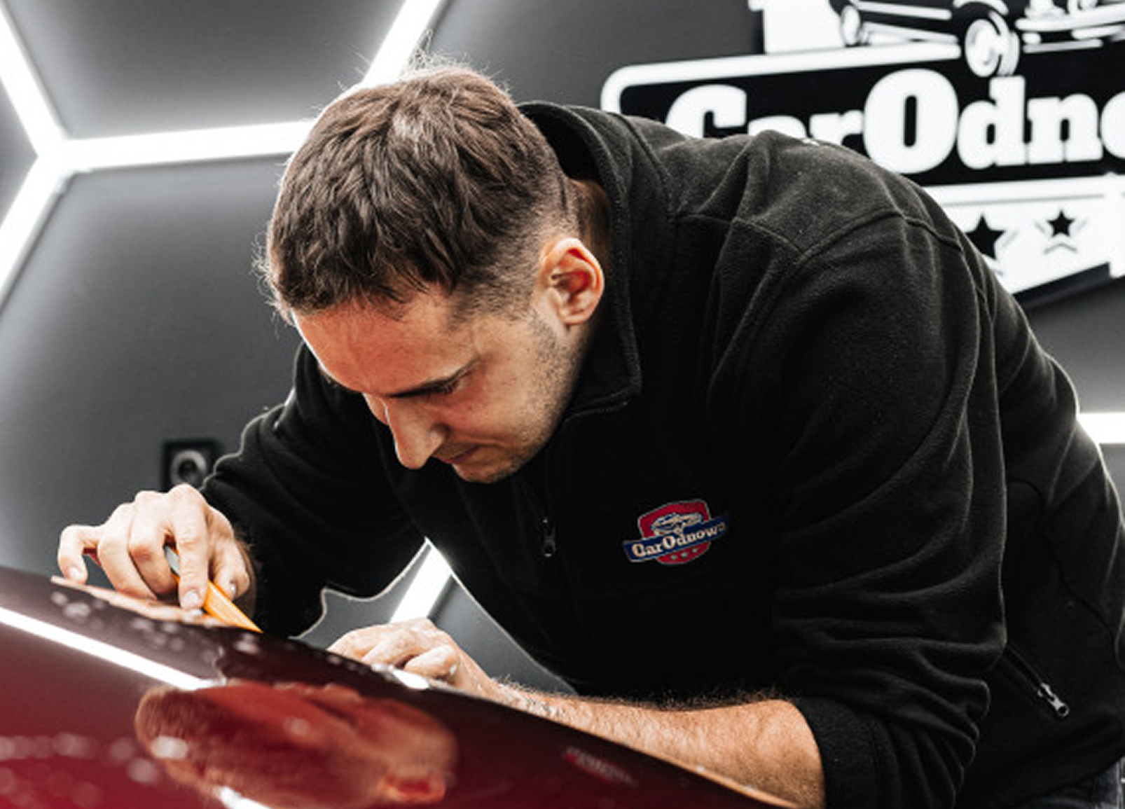 Hero mobile background